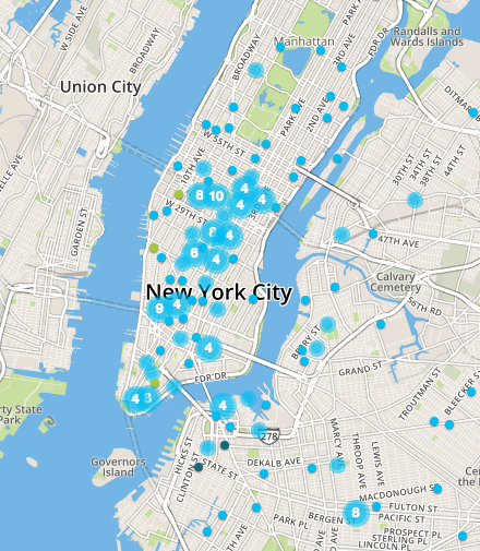 Sectors with high density of Tech Companies and Universities.